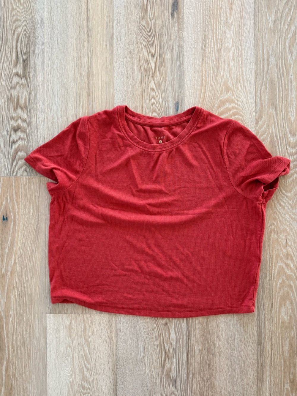 Tavi Ribbed Short Sleeve Tee Shirt